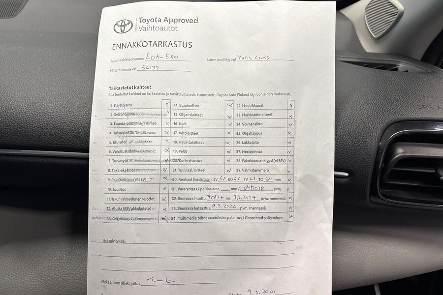 Toyota Yaris Cross vaihtoauto