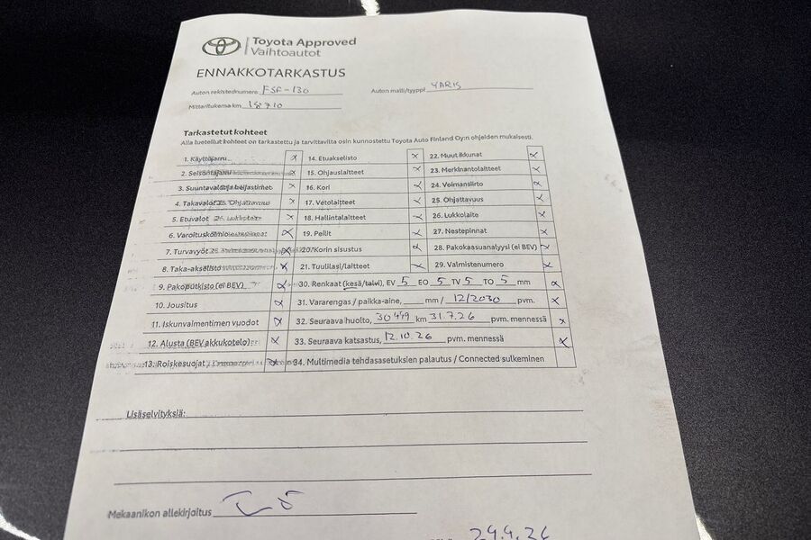 Toyota Yaris vaihtoauto