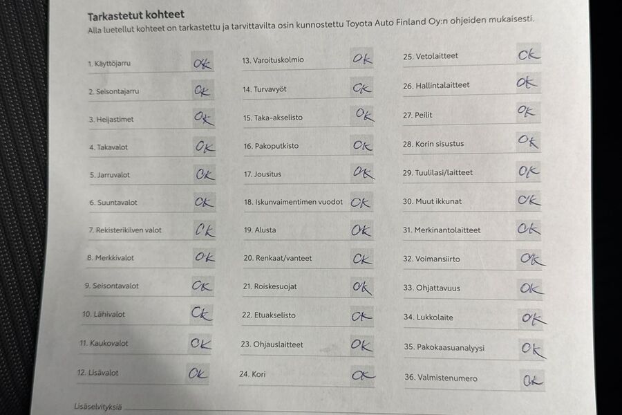 Toyota Avensis vaihtoauto
