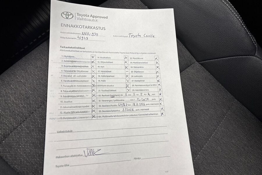 Toyota Corolla vaihtoauto