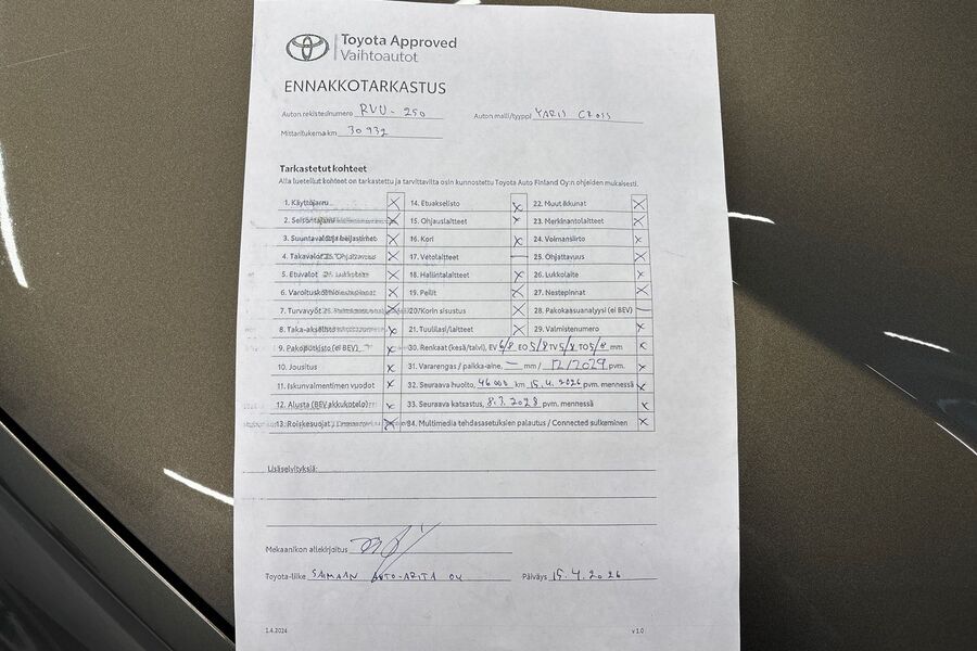 Toyota Yaris Cross vaihtoauto