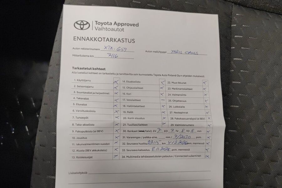 Toyota Yaris Cross vaihtoauto