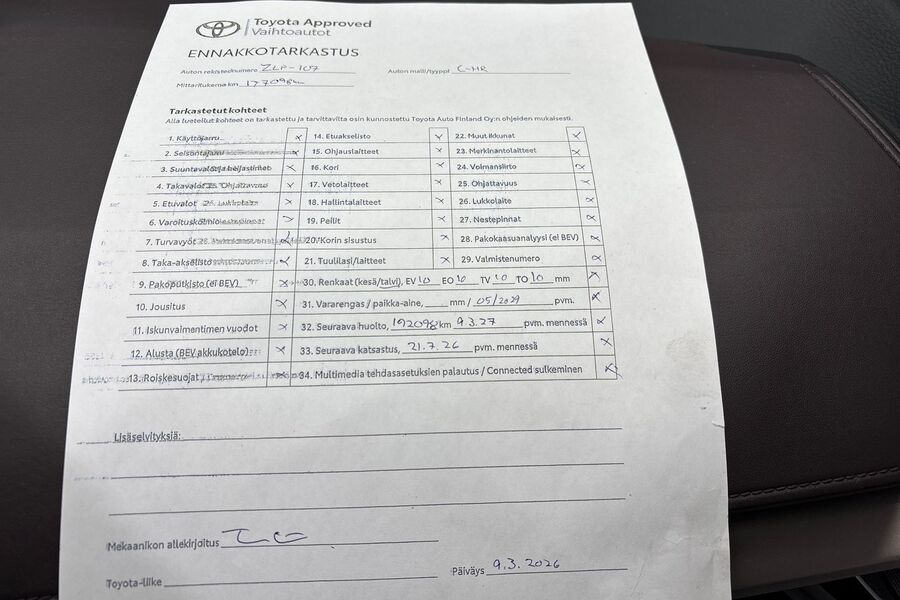 Toyota C-HR vaihtoauto