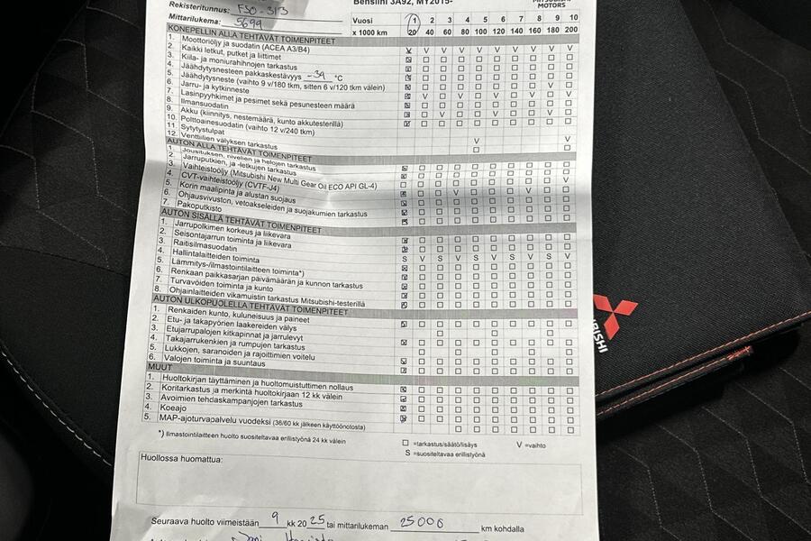 Mitsubishi Space Star vaihtoauto