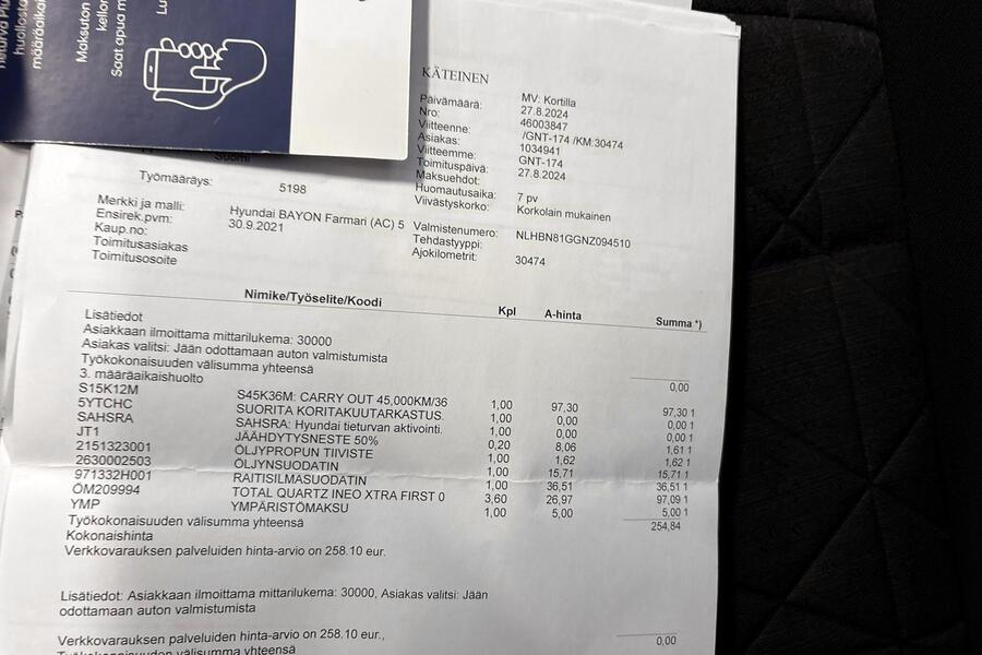 Hyundai Bayon vaihtoauto