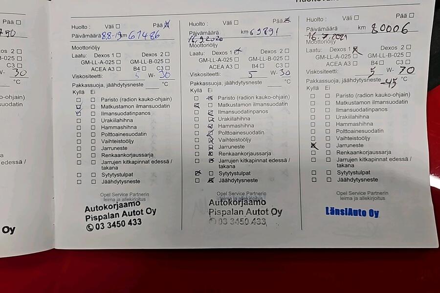 Opel Astra vaihtoauto