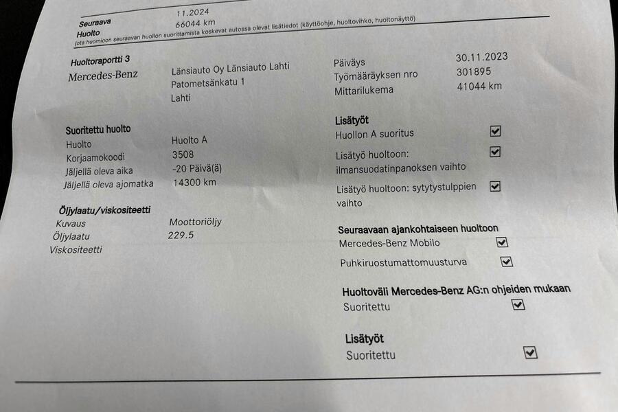 Mercedes-Benz C vaihtoauto