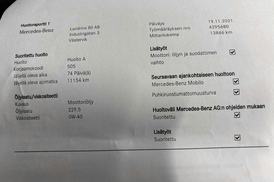 Mercedes-Benz C vaihtoauto