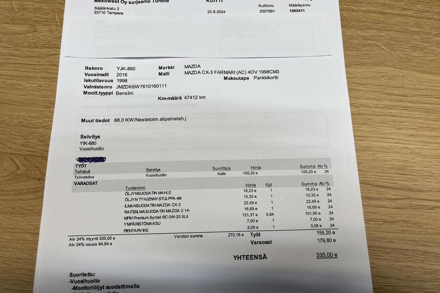 Mazda CX-3 vaihtoauto