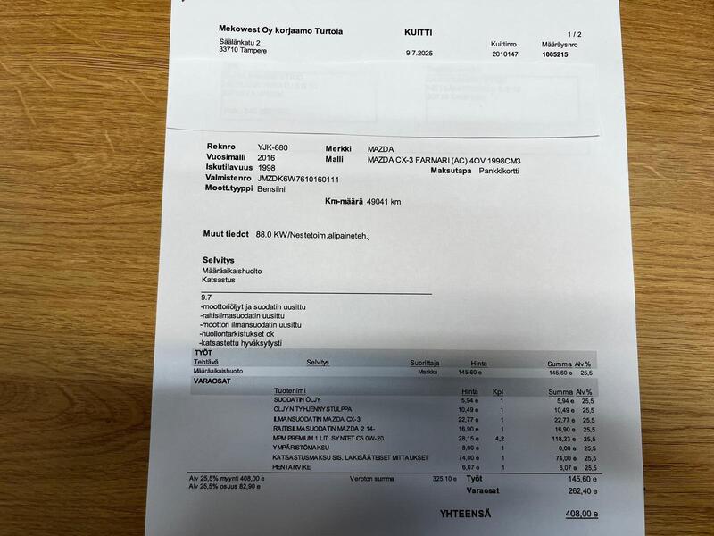 Mazda CX-3 vaihtoauto