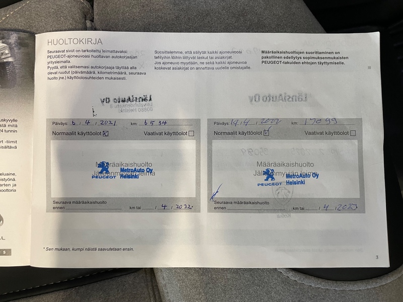 Peugeot 3008 vaihtoauto