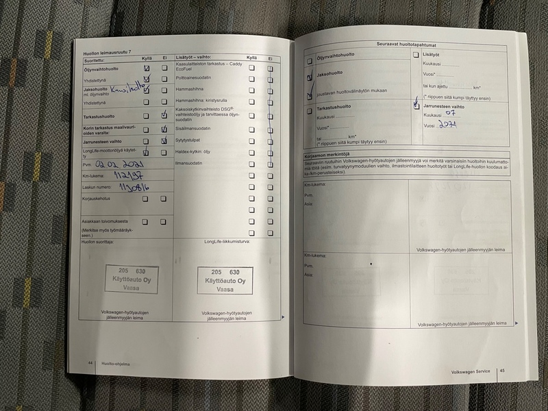 Volkswagen Caddy vaihtoauto