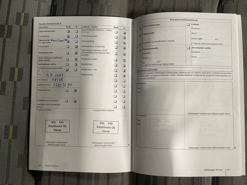 Volkswagen Caddy vaihtoauto