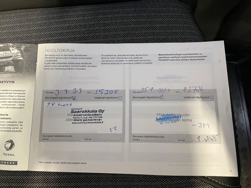 Peugeot 3008 vaihtoauto