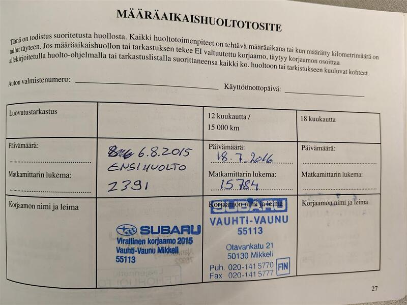 Subaru Forester vaihtoauto