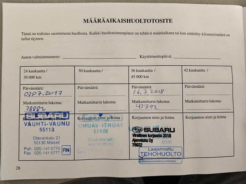 Subaru Forester vaihtoauto