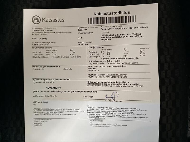 Suzuki Jimny vaihtoauto