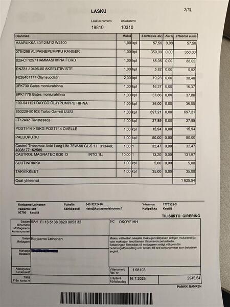 Ford Ranger vaihtoauto