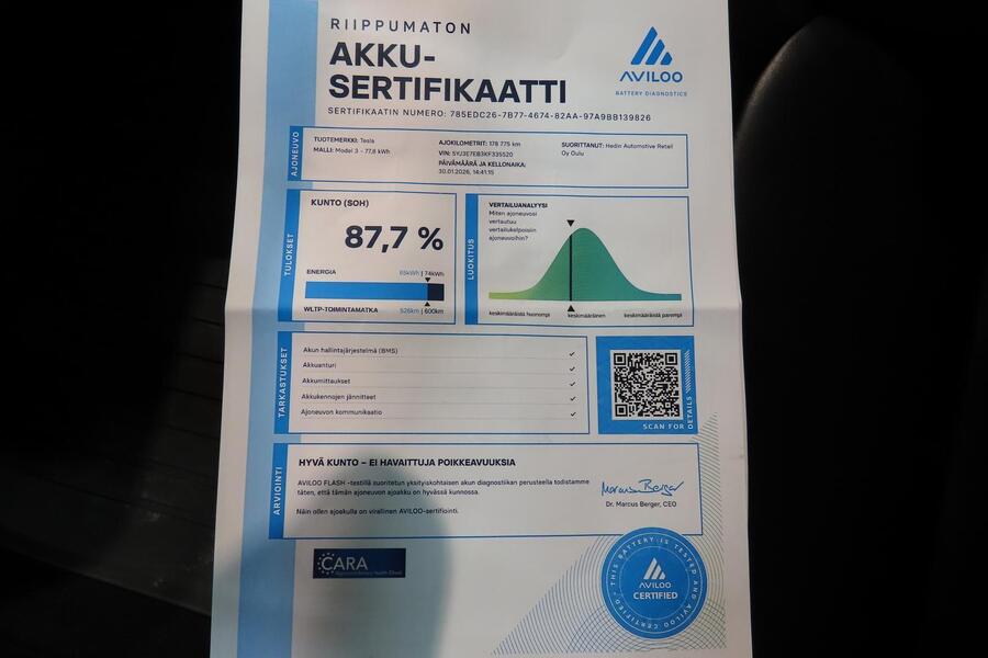 Tesla Model 3 vaihtoauto