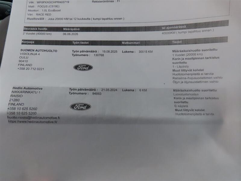 Ford Focus vaihtoauto