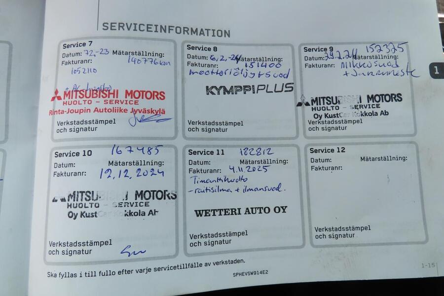 Mitsubishi Outlander PHEV vaihtoauto