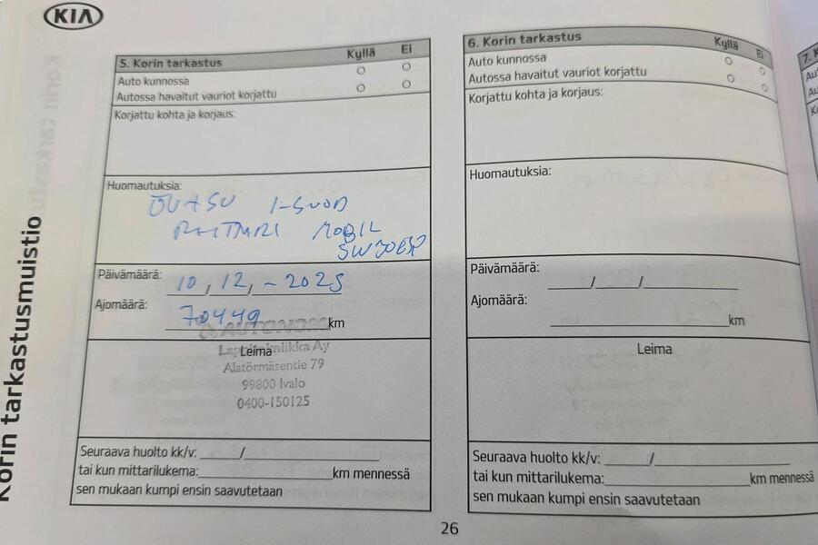 Kia Sportage vaihtoauto