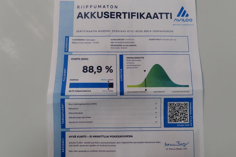 Volkswagen Arteon vaihtoauto