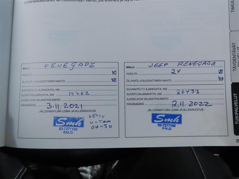 Jeep Renegade vaihtoauto