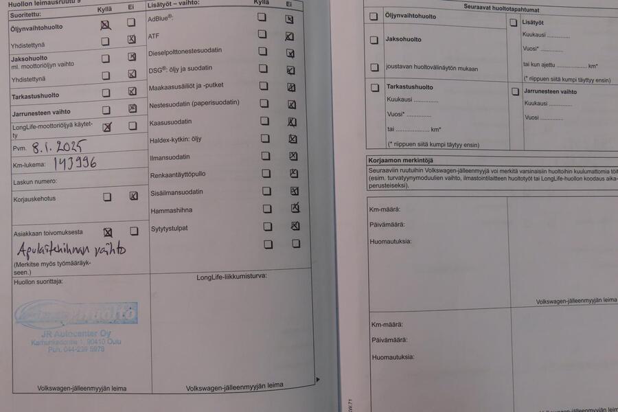 Volkswagen Golf vaihtoauto