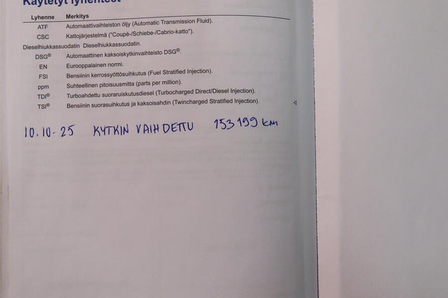 Volkswagen Golf vaihtoauto