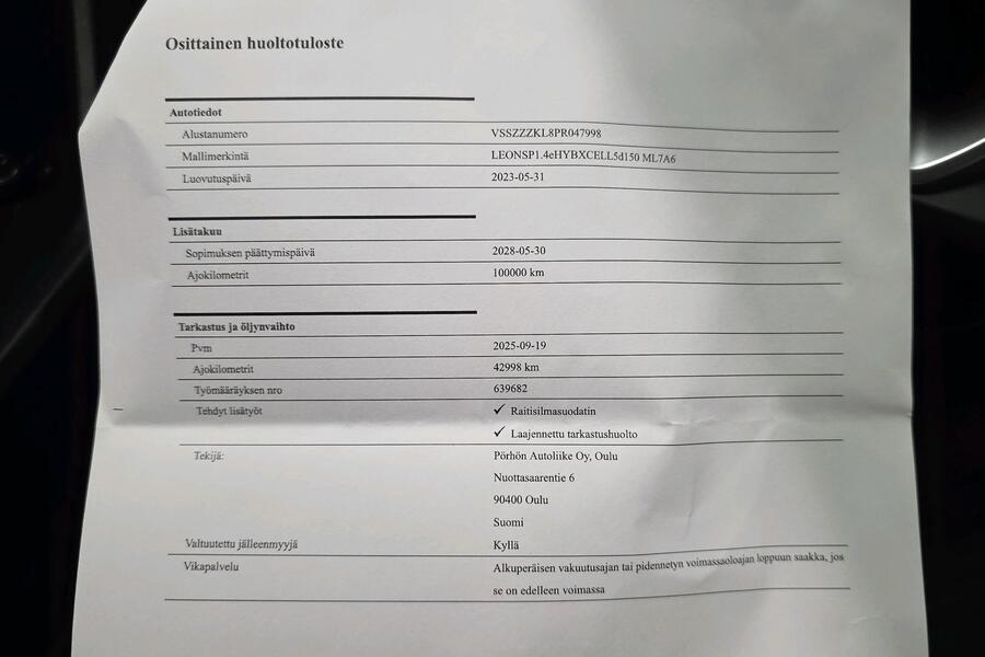 SEAT Leon vaihtoauto