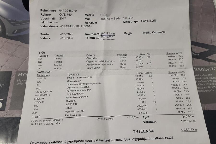 Opel Insignia vaihtoauto