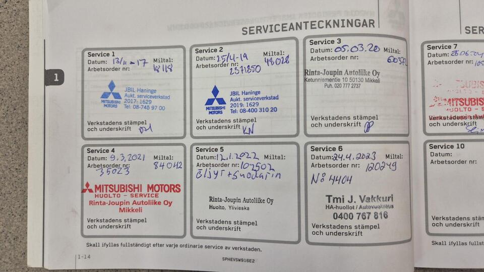 Mitsubishi Outlander PHEV vaihtoauto