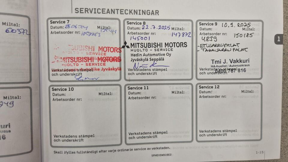 Mitsubishi Outlander PHEV vaihtoauto