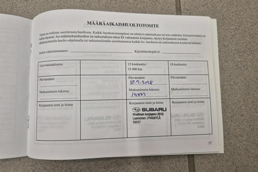 Subaru Outback vaihtoauto