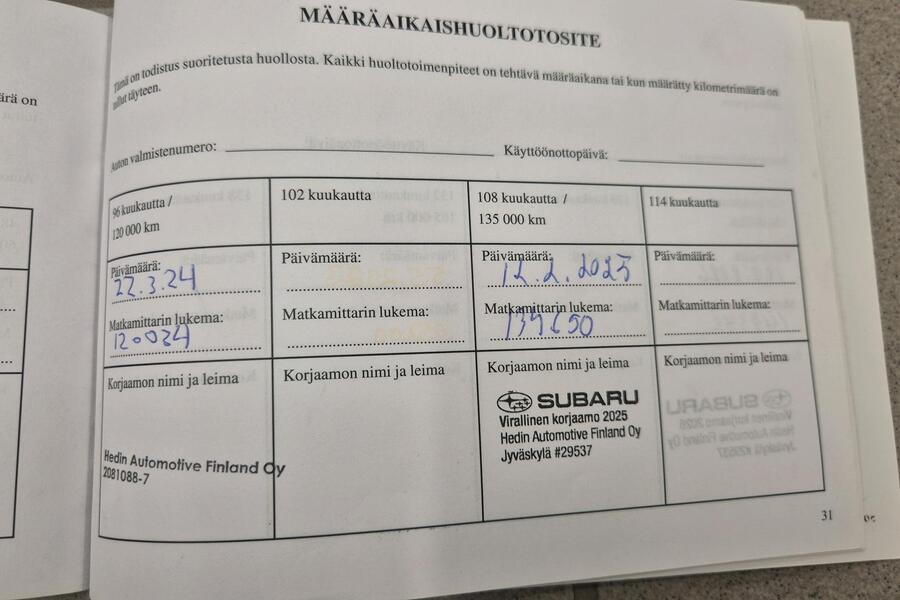 Subaru Outback vaihtoauto