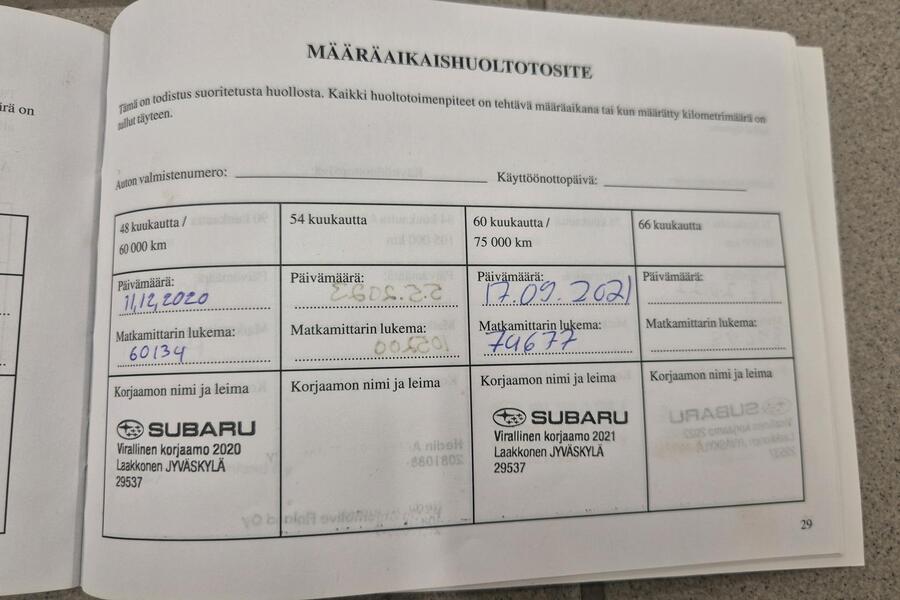 Subaru Outback vaihtoauto