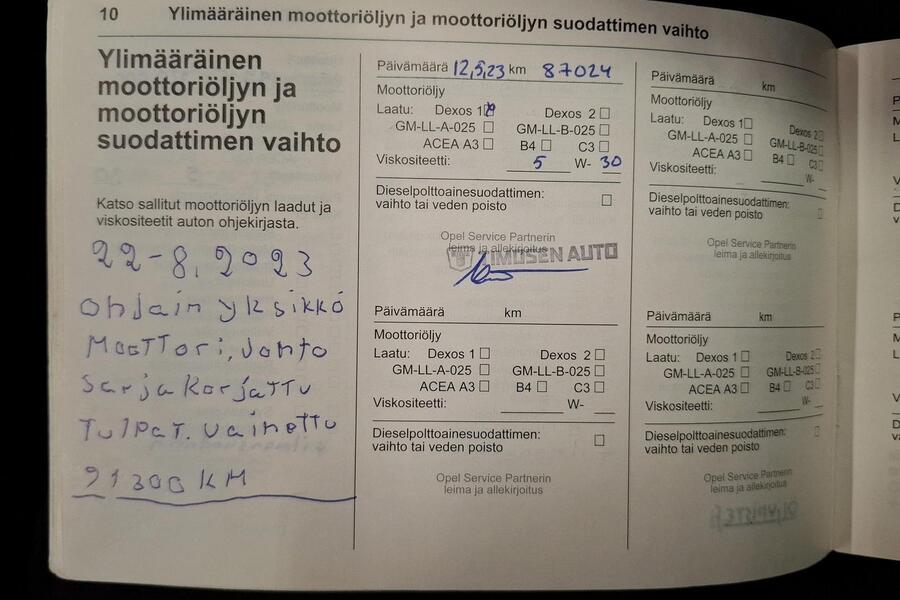 Opel Zafira vaihtoauto