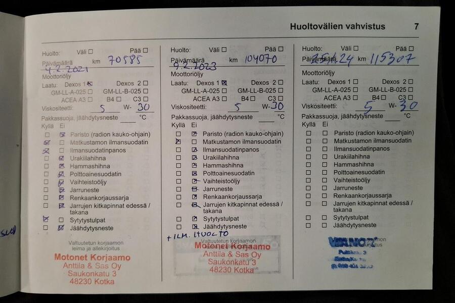 Opel Astra vaihtoauto