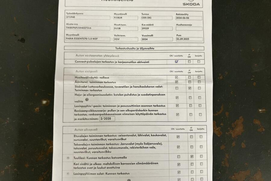 Skoda Fabia vaihtoauto