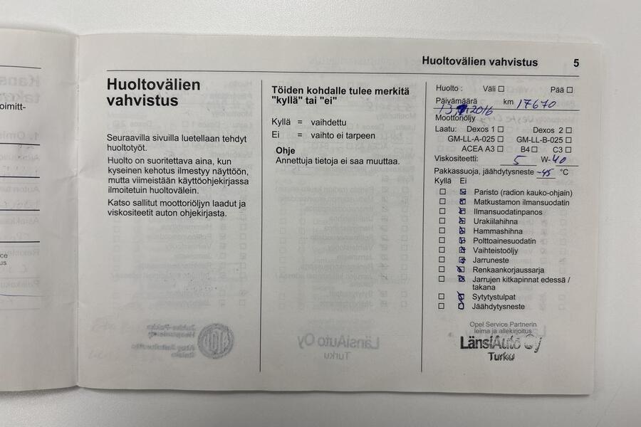 Opel Insignia vaihtoauto