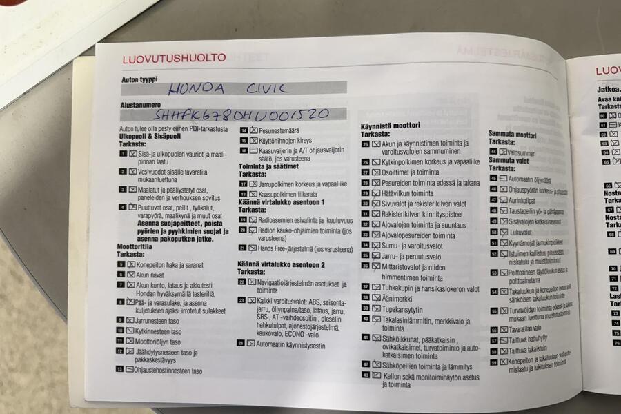 Honda Civic vaihtoauto