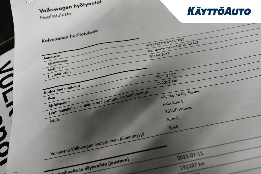 Volkswagen Transporter vaihtoauto