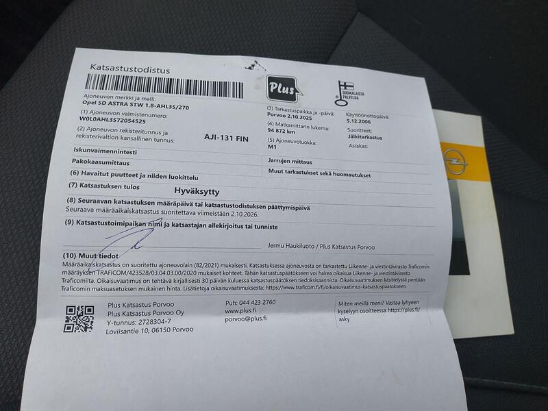 Opel Astra vaihtoauto