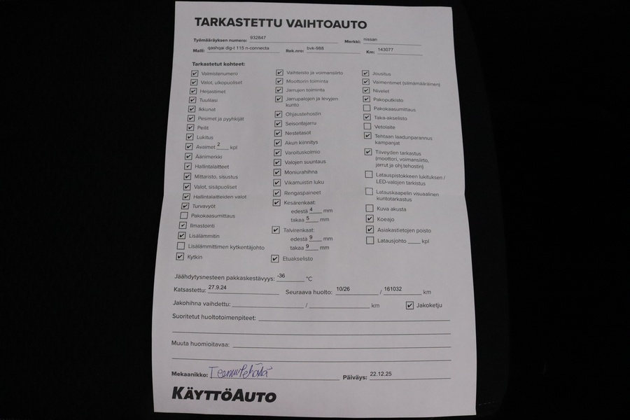 Nissan Qashqai vaihtoauto