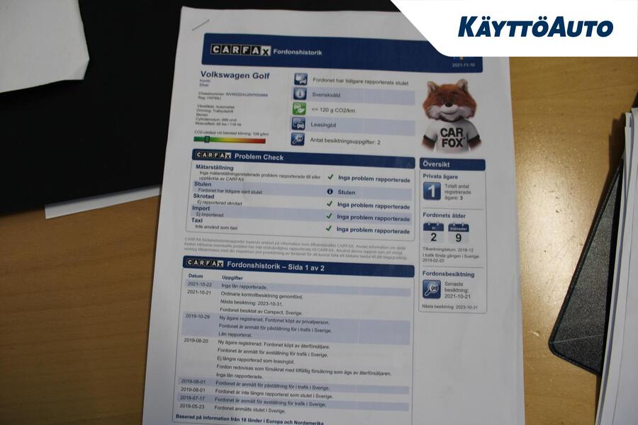 Volkswagen Golf vaihtoauto