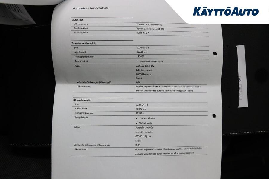 Volkswagen Tiguan vaihtoauto