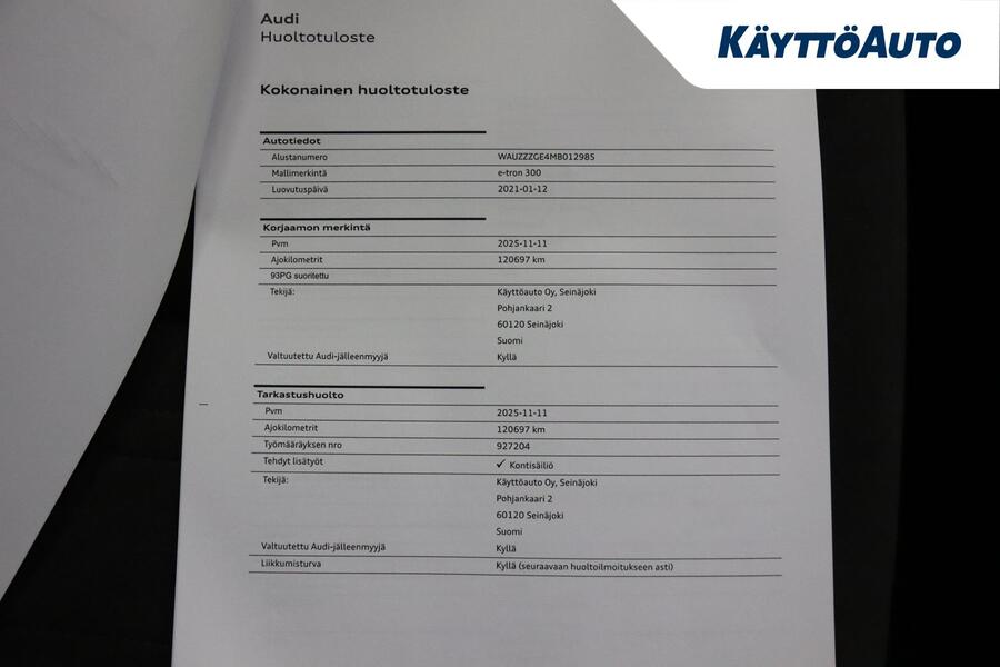 Audi e-tron vaihtoauto