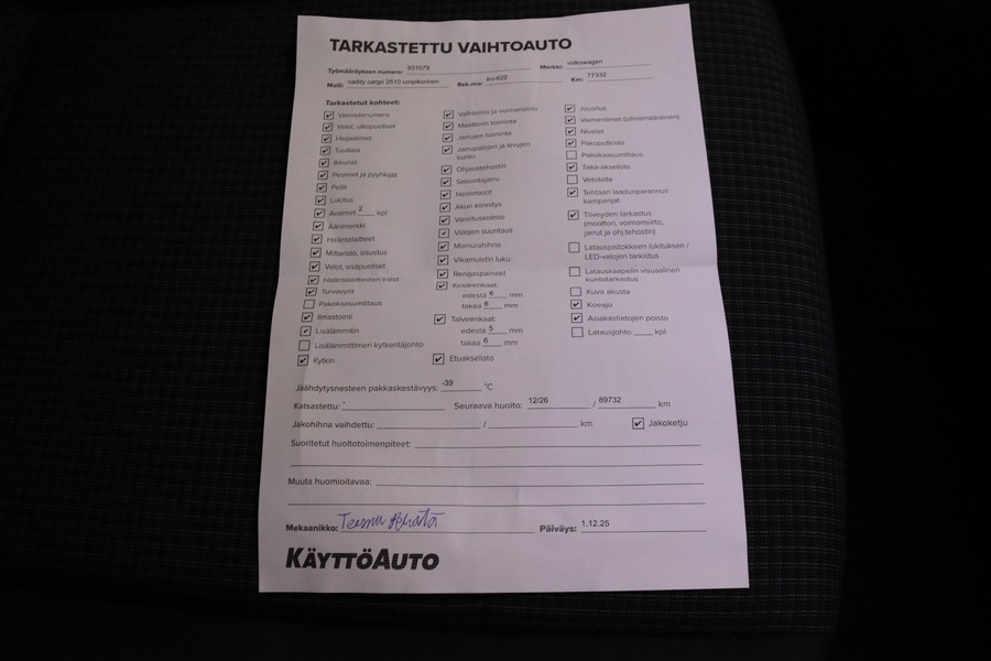 Volkswagen Caddy Maxi vaihtoauto