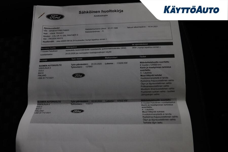 Ford Transit vaihtoauto